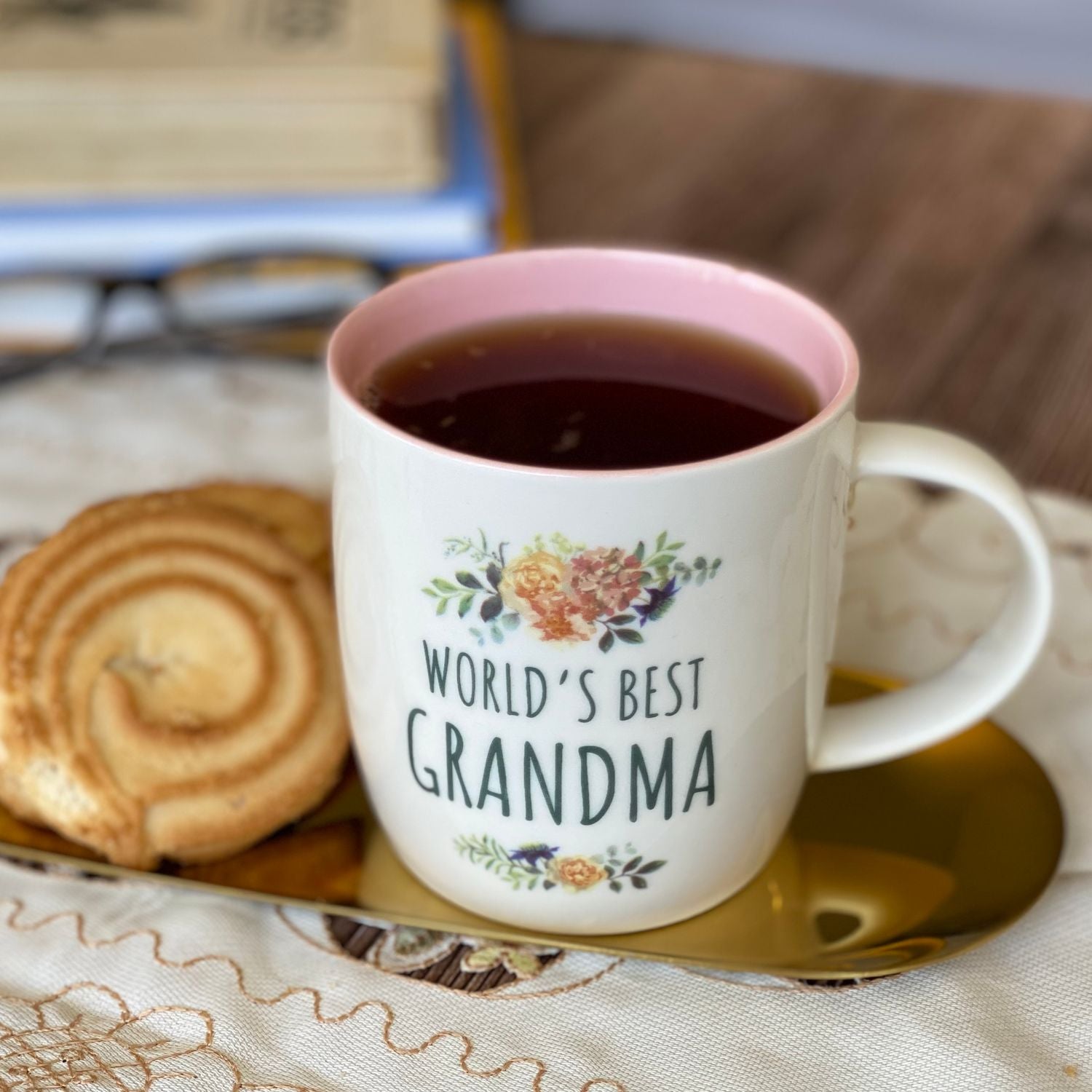 World’s Best Grandma Mug & Cozy Socks Gift Set