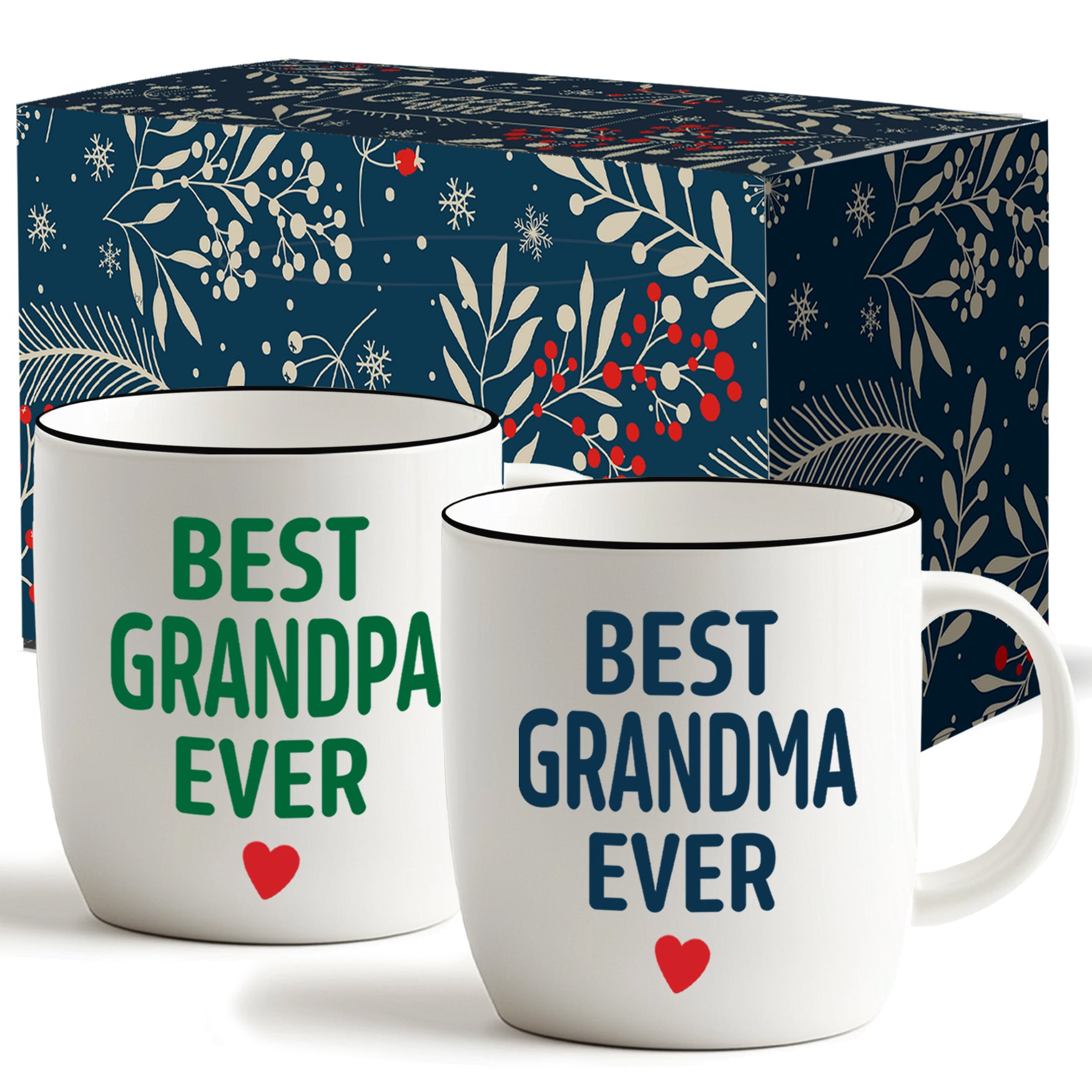 Best Grandma & Grandpa Ever Mug Set