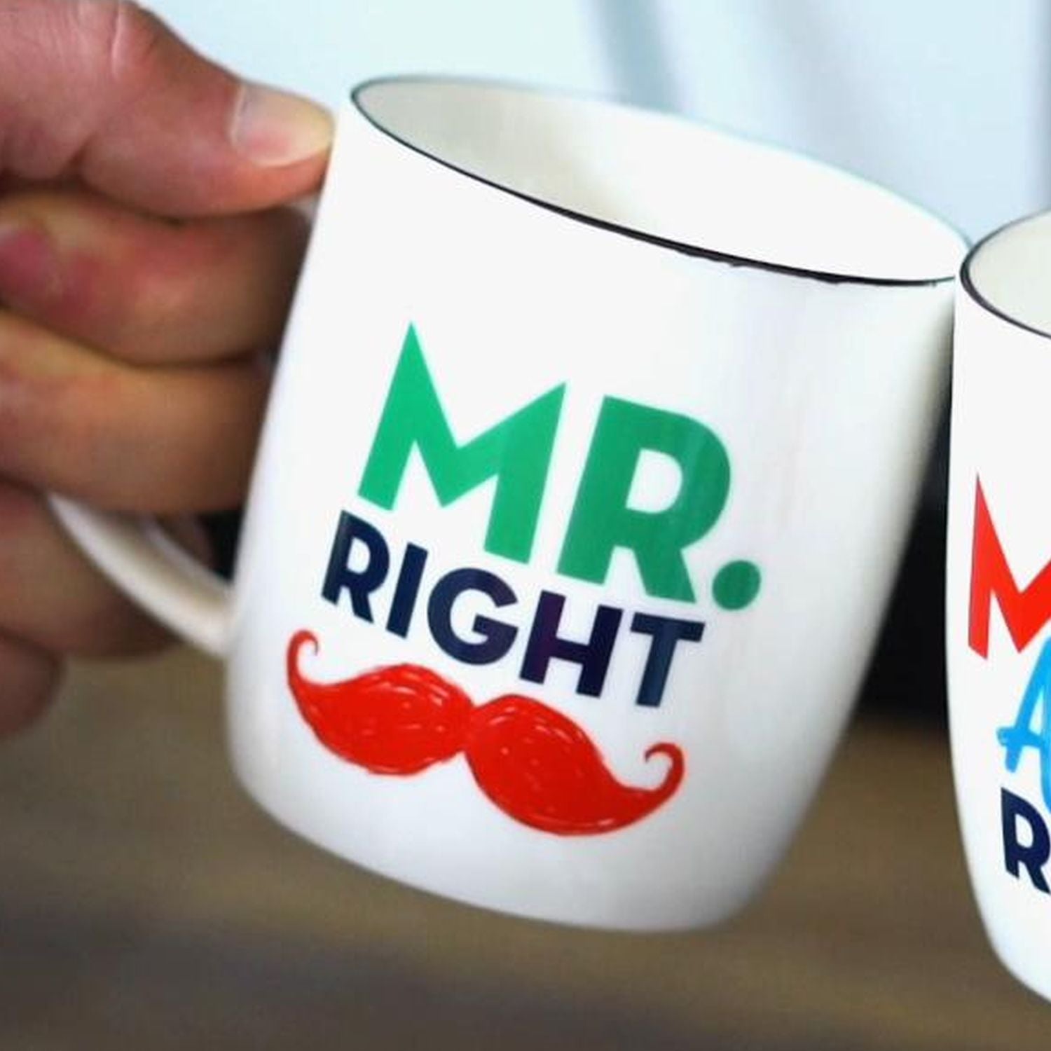 Mr. Right & Mrs. Always Right Mug Set – Bold & Playful