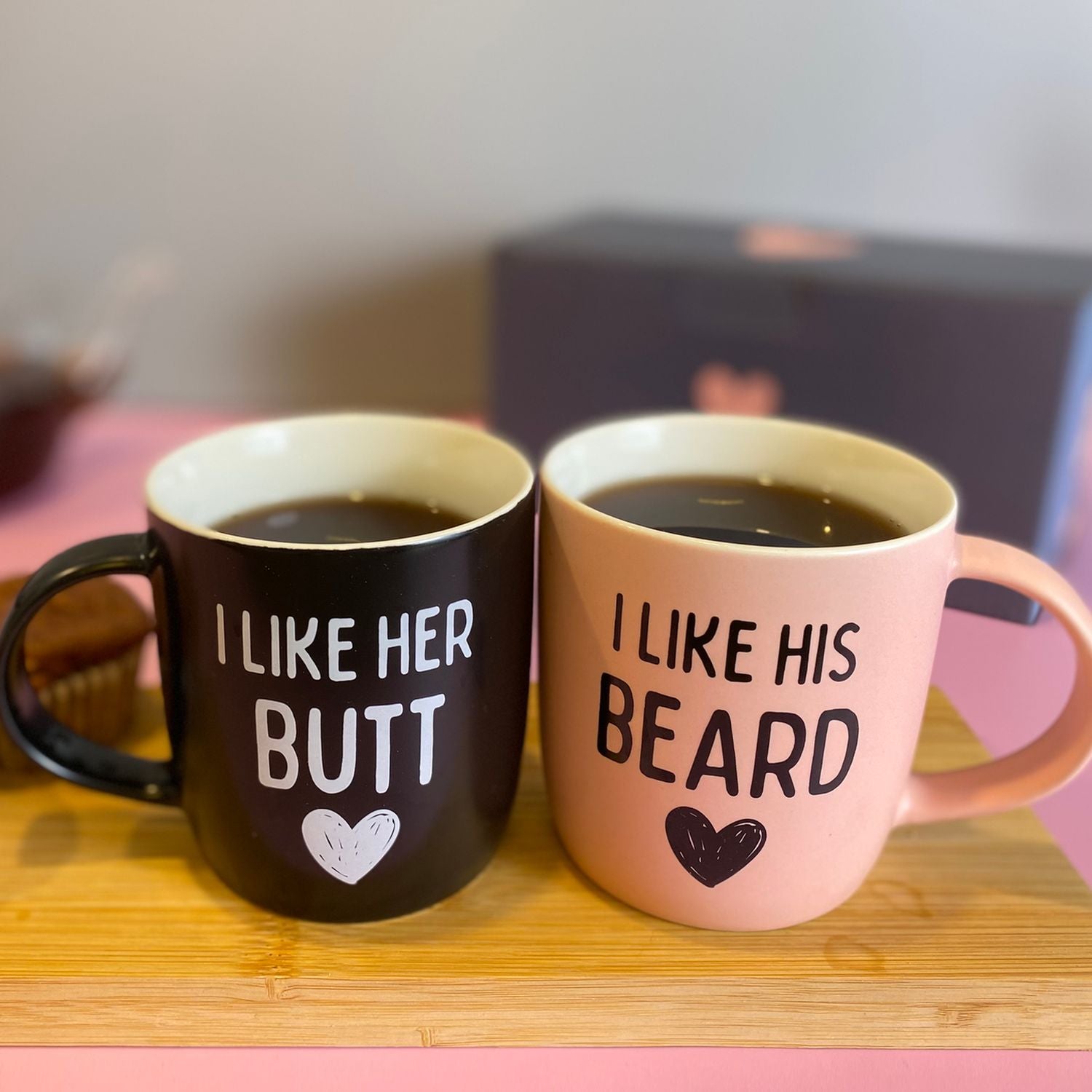 Beard & Butt Love Set: Perfect Match Mugs