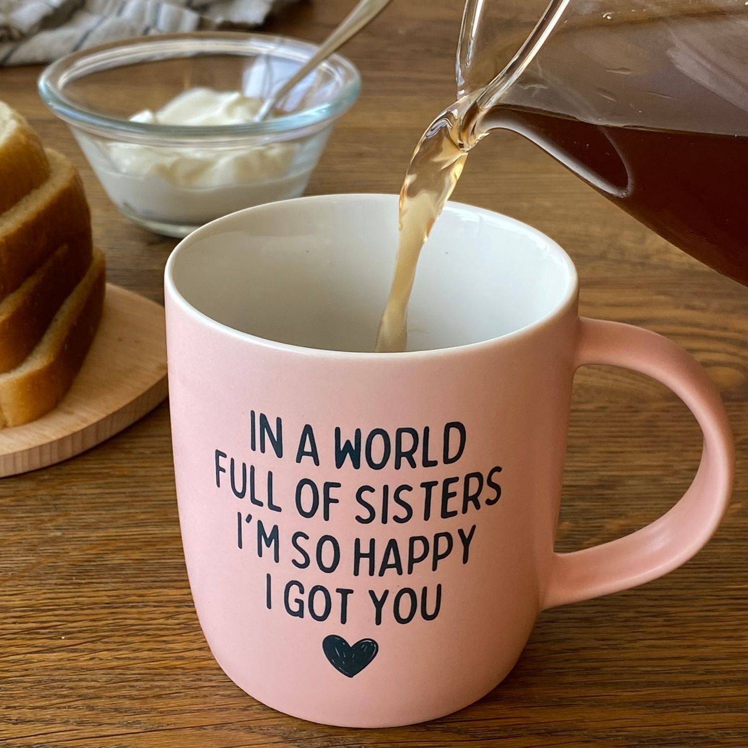 Sisters Mug & Cozy Socks Set – So Happy I Got You