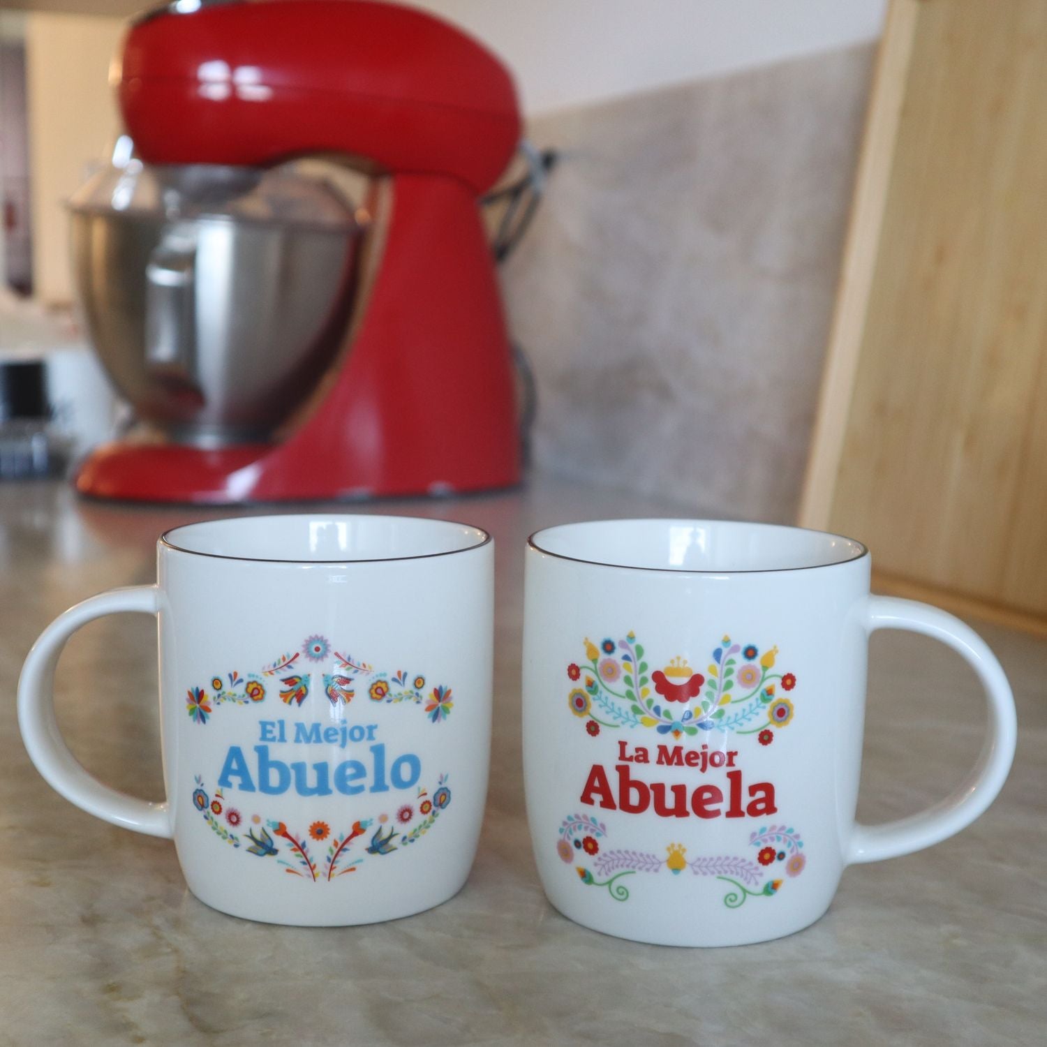 Abuela & Abuelo Gift Mugs – A Colorful Spanish Tribute