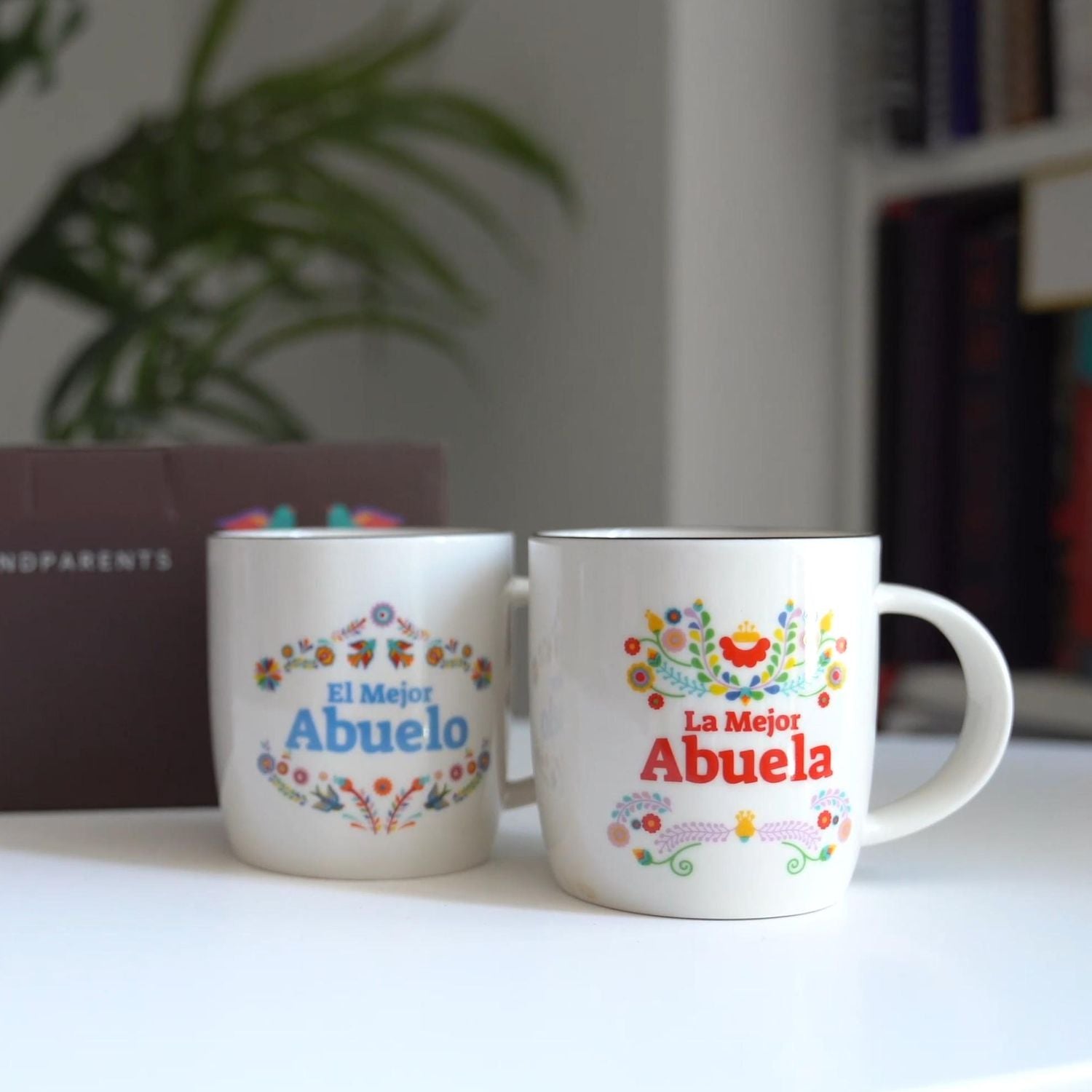 Abuela & Abuelo Gift Mugs – A Colorful Spanish Tribute