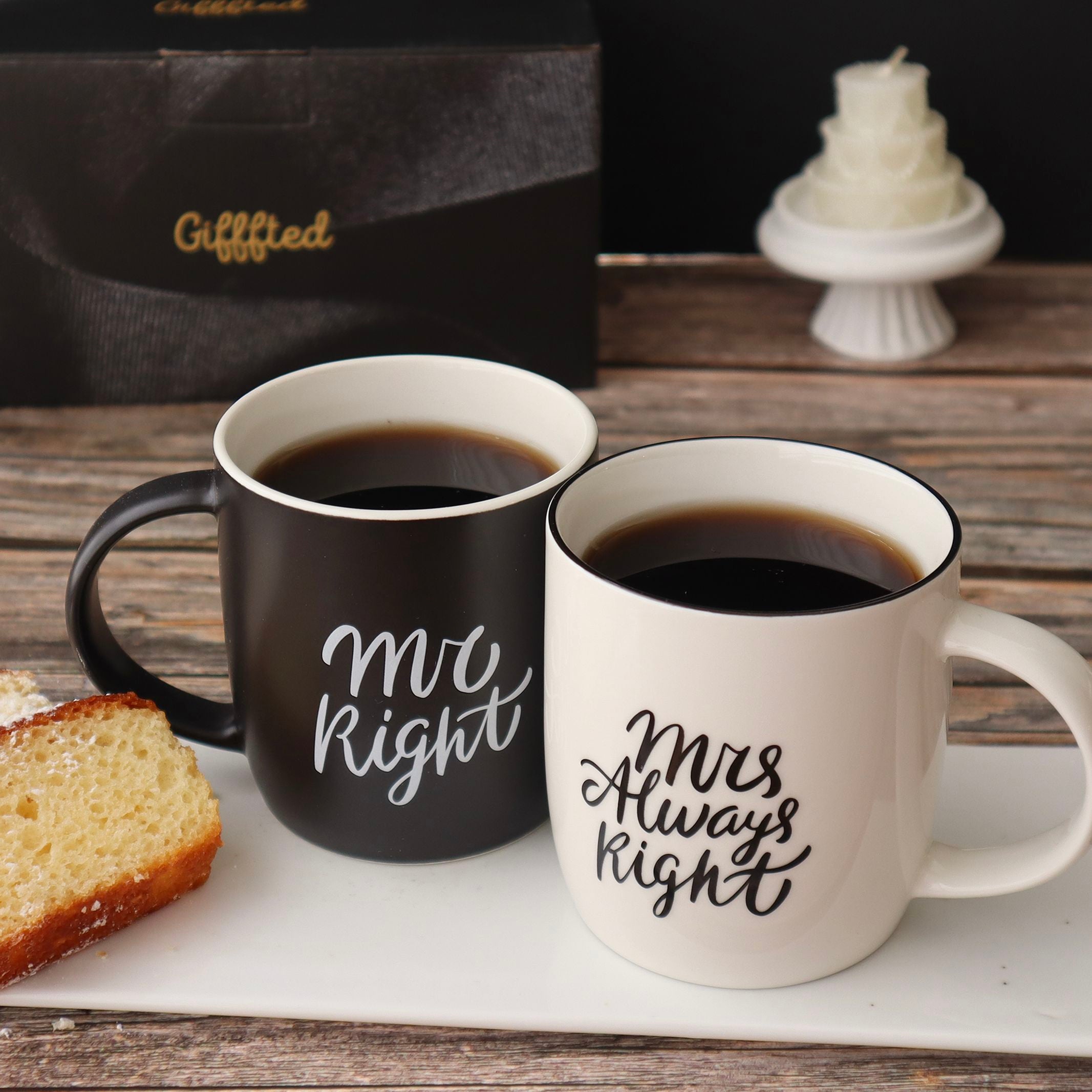 His & Hers Mug Set – Mr. Right & Mrs. Always Right