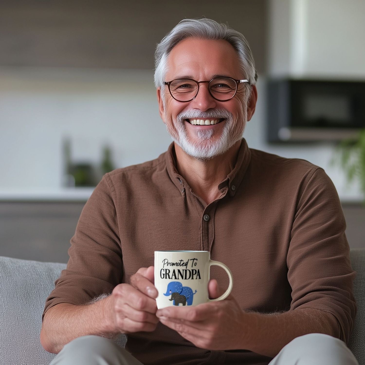 Promoted to Grandma & Grandpa Mug Set – New Grandparents Gift