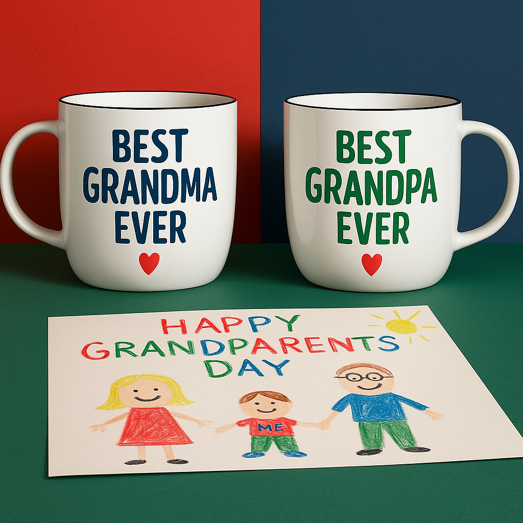 Best Grandma & Grandpa Ever Mug Set
