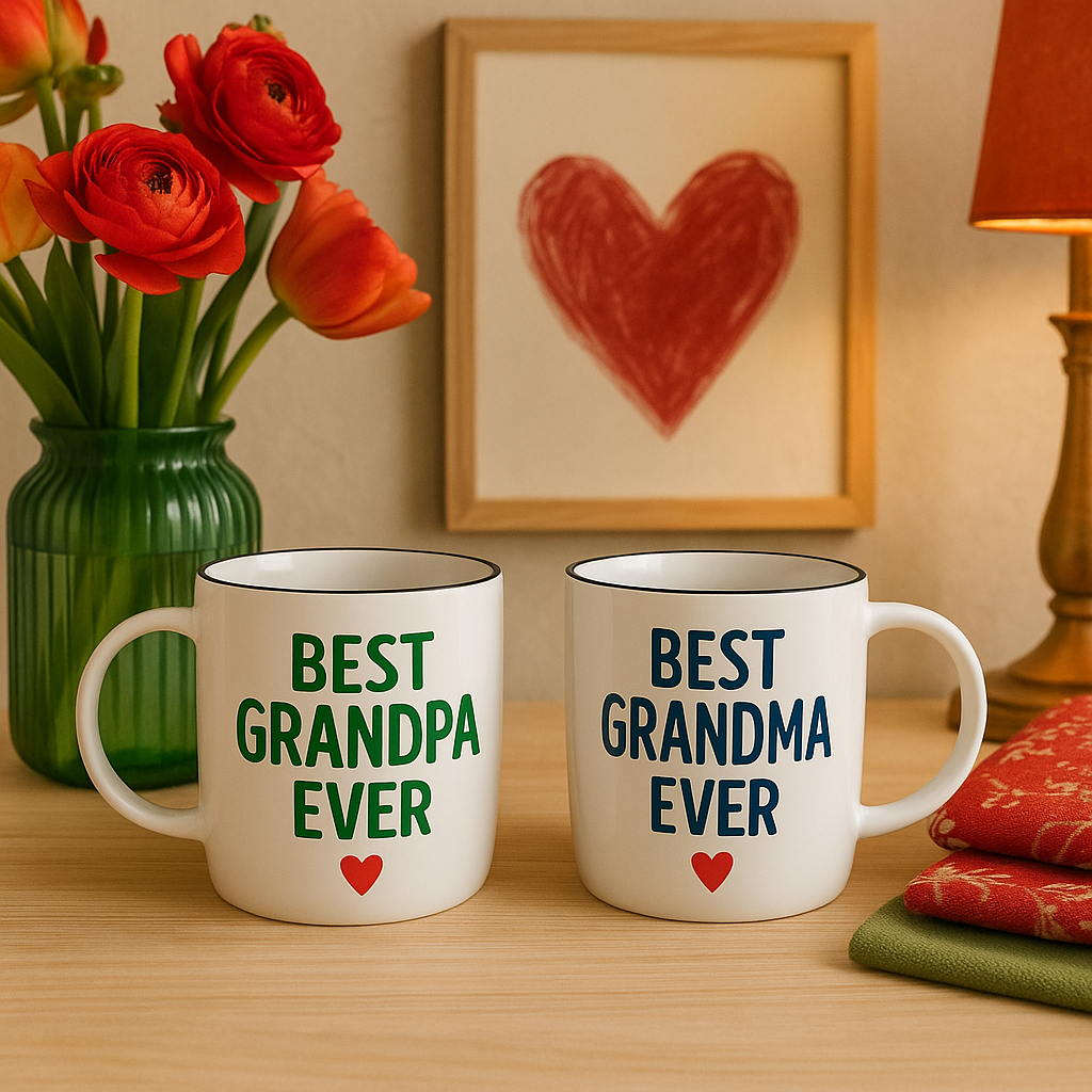 Best Grandma & Grandpa Ever Mug Set