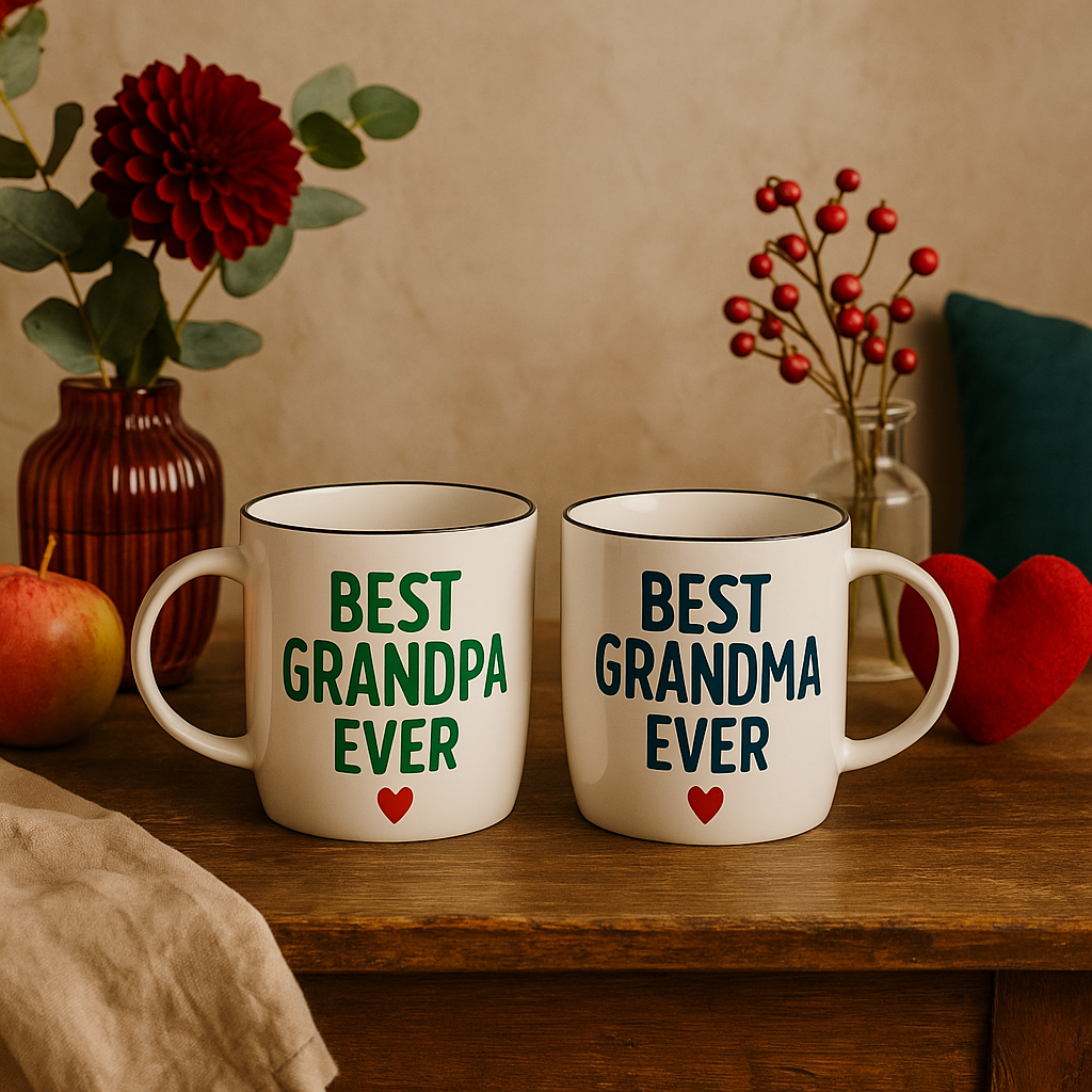 Best Grandma & Grandpa Ever Mug Set