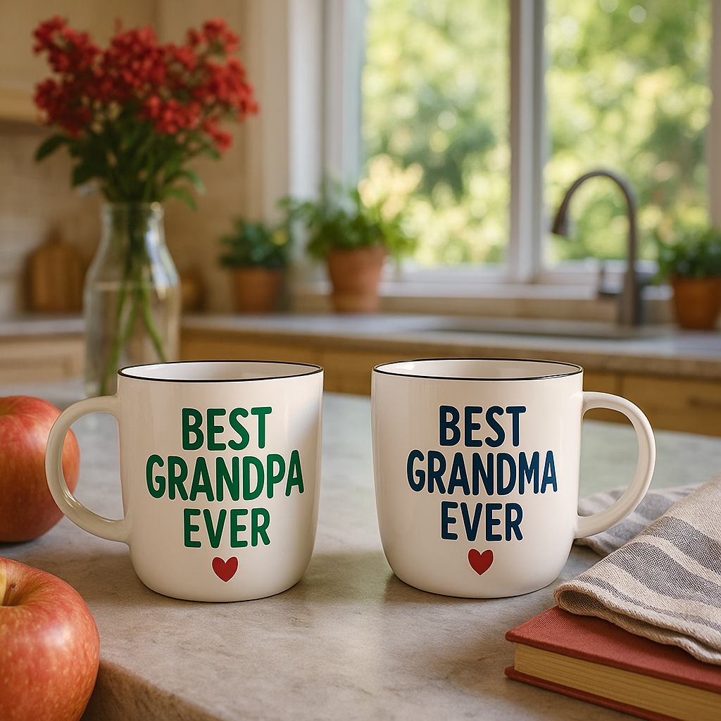 Best Grandma & Grandpa Ever Mug Set
