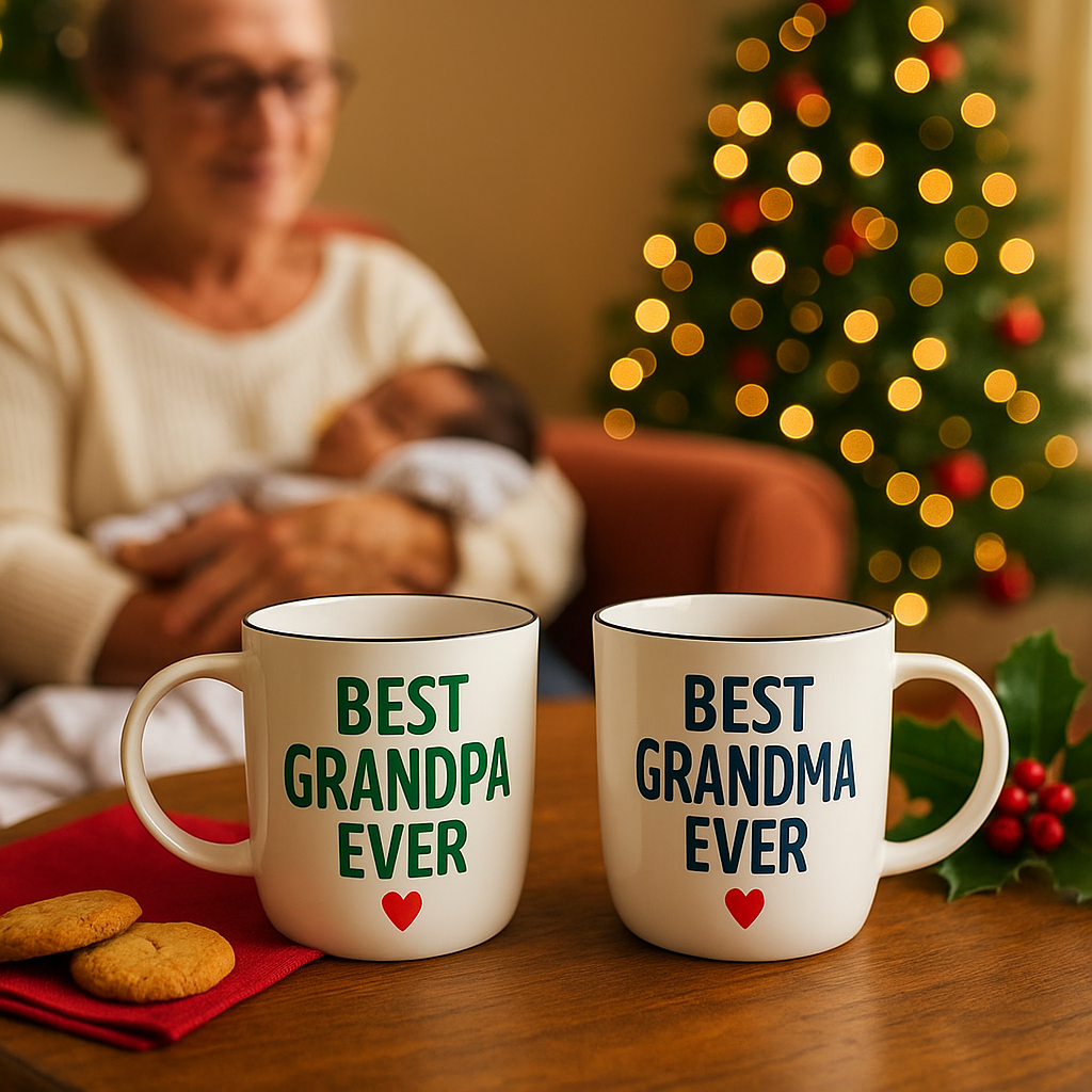Best Grandma & Grandpa Ever Mug Set