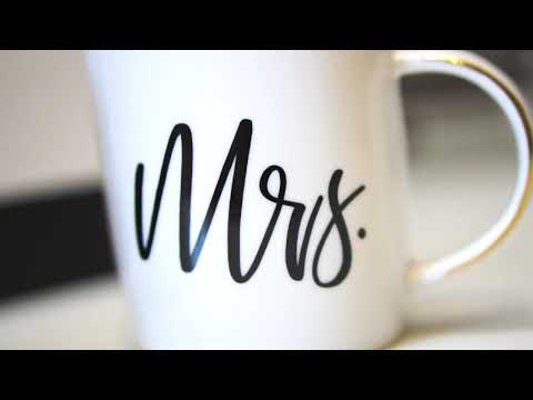 Mr and Mrs Black & White Mugs