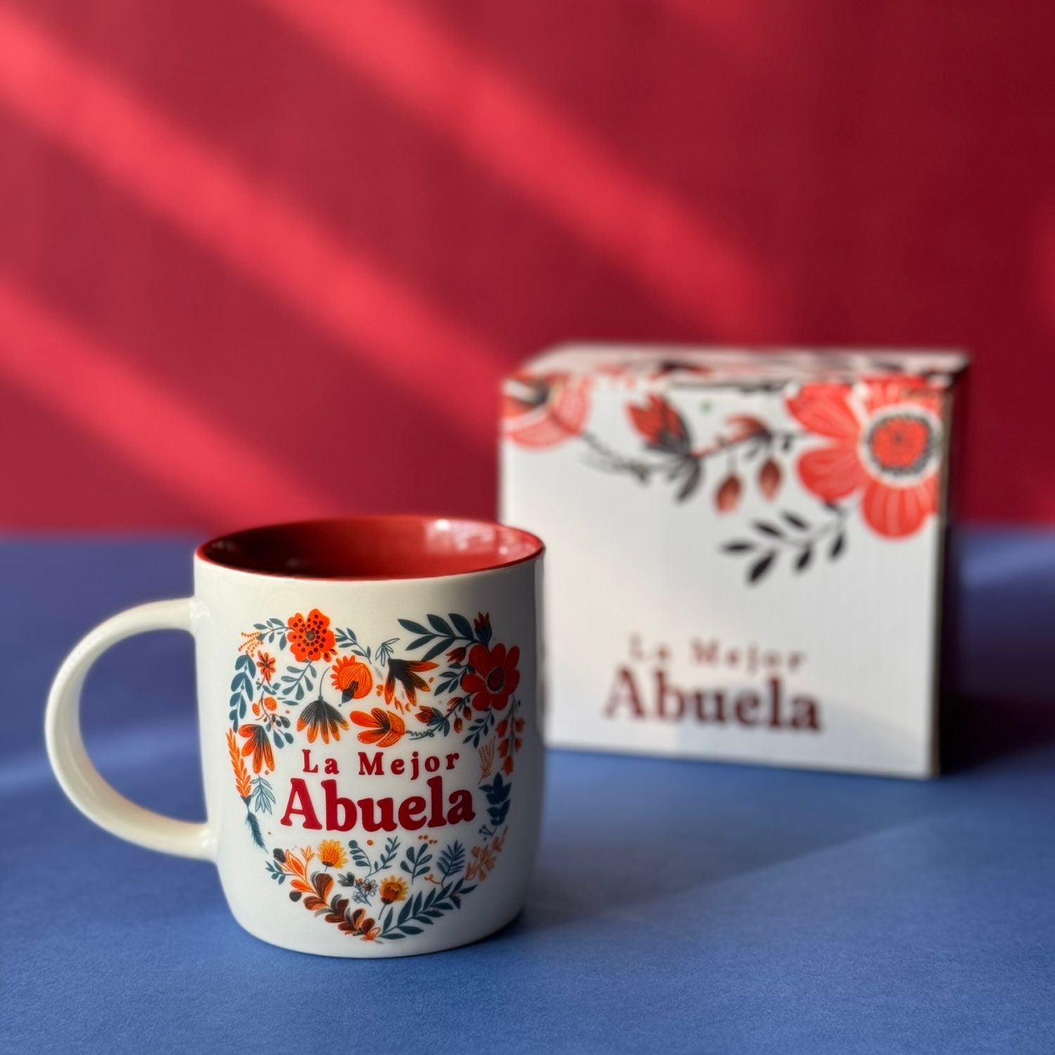 “La Mejor Abuela” Coffee Mug – Heart of Flowers