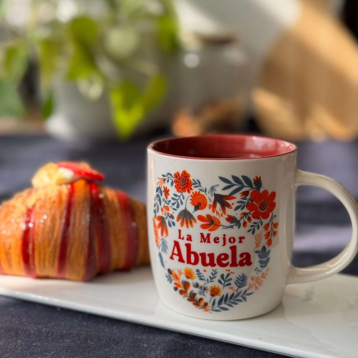 “La Mejor Abuela” Coffee Mug – Heart of Flowers