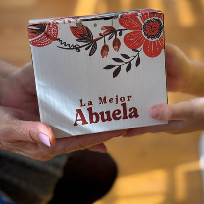 “La Mejor Abuela” Coffee Mug – Heart of Flowers