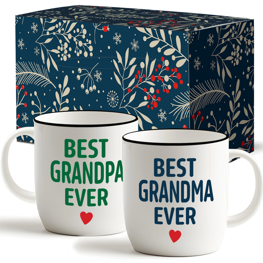 Best Grandma &amp; Grandpa Ever Mug Set