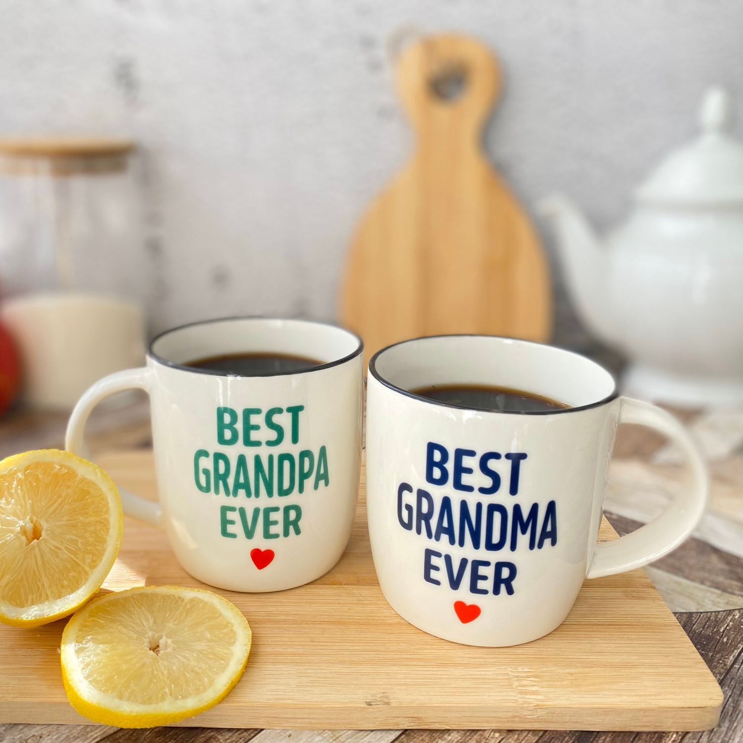 Best Grandma &amp; Grandpa Ever Mug Set