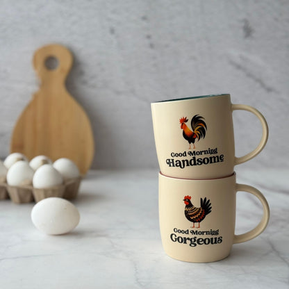 Good Morning Gorgeous and Handsome Coffee Mug Set