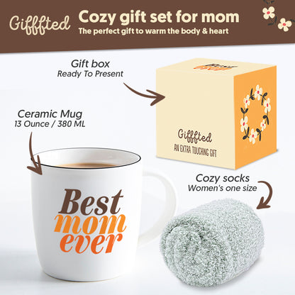 Best Mom Ever Coffee Mug &amp; Socks